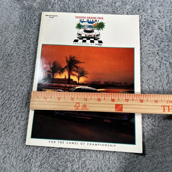 Vintage Inaugural 1993 Miami Grand Prix Official Program Magazine Camel GT Champ